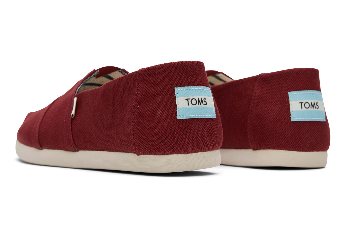 Toms Espadryle Męskie Czerwone - Alpargata Heritage Płócienne - 52UOLNZTI